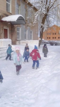 Проведення зимових прогулянок у дошкільних групах "Вулик"